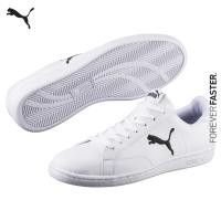 ราคา PUMA BASICS รองเท้ากีฬาทำจากหนัง Smash Cat สีขาว FTW 36294503 (17433471543)