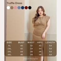 ราคา bacon Truffle Dress เดรสสาวอวบ เดรสออกงานสาวอวบ ชุดแต่งงานสาวอวบ ไซส์ใหญ่ Plus size XL 2XL 3XL 4XL 5XL (19849099268)