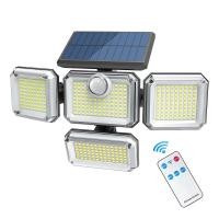 ราคา 333LED ไฟติดผนังพลังงานแสงอาทิตย์ ไฟโซล่าเซลล์ เกรดกันน้ํา IP65 ปรับมุมส่องได้ ไฟติดผนังโซล่าเซลล์พลังงานแสงอาทิตย์ ไฟโซล่าเซล โคมไฟติดผนัง solar light (21020977696)