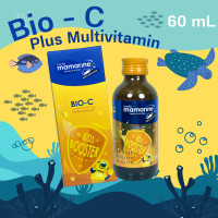 ราคา มามารีน คิดส์ บูสเตอร์ ไบโอซี Mamarine Bio C MAMARINE KIDS BOOSTER BIO C PLUS MULTIVITAMIN วิตามินซี วิตามินเด็ก Mamarine Omega 3 Plus Lysine น้ำเงิน Mamarine Bio C Plus Elderberry 60 mL (19026317641)