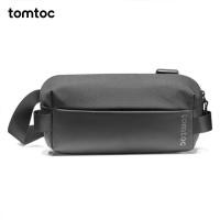 ราคา Tomtoc กระเป๋าสะพายข้างผู้ชายกระเป๋าคาดเอวกระเป๋าสะพายไหล่สะพายข้างสำหรับผู้หญิงกระเป๋าคาดอกกระเป๋าคาดอกกระเป๋าเป้สะพายหลังกระเป๋าคาดอกผ้าไนลอนผ้ายืดสำหรับผู้ชาย (20697467280)