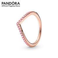 ราคา Pandora Wishbone 14k rose gold plated ring with fancy fairy tale pink cubic zirconia เครื่องประดับ แหวน แหวนโรสโกลด์ สีโรสโกลด์ แหวนสีโรสโกลด์ แหวนแพนดอร่า แพนดอร่า (12091591658)