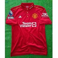 ราคา เสื้อโปโล แมนยู ตราสโมสรงานปัก เนื้อผ้าใส่สบาย เฟล้กคุณภาพสูง (20970098225)