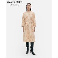 ราคา MARIMEKKO PILASTERI UNIKKO DRESS เดรส ชุดเดรสลายดอกไม้ สีเบจ (20391916795)