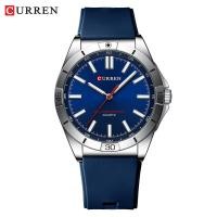 ราคา นาฬิกาควอทซ์คลาสสิกของผู้ชาย CURREN พร้อมตัวเรือนโลหะผสม44มม และสายซิลิโคนนาฬิกาควอตซ์กันน้ำนาฬิกาข้อมือผู้ชาย (19413558228)