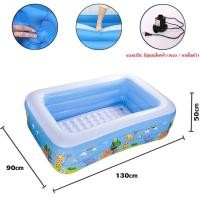 ราคา สระน้ำเป่าลม 2เมตร 3 เมตร 3 ชั้น Swimming Pool ชั้น สระน้ำขนาดใหญ่ สระน้ำครอบครัว สระเป่าลม สระน้ำ ยาวพิเศษ (21005253625)