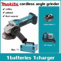 ราคา ของแท้ 100 Makita เครื่องเจียรไร้สาย DGA402 เครื่องตัดแบบไม่มีแปรง มาพร้อมกับแบตเตอรี่ลิเธียม 18V สองก้อน เครื่องมือไฟฟ้า (20979054057)