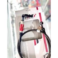 ราคา สายเบรคSwitแท้ พร้อมปลดวาล์ว สายยาว36นิ้วข้องอ90องศา ใส่เวฟทุกรุ่น110i 125LED 125s 125R 125iบังลม สีน้ำเงิน แดง เขียว ดำ (16048028449)