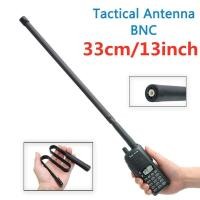 ราคา ABBREE BNC 144 430Mhz Dual Band พับได้ยุทธวิธีเสาอากาศสำหรับ K Enwood ICOM IC V8 IC V80 IC V82 IC V85 Two Way วิทยุ (9762878527)