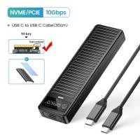 ราคา M 2อะแดปเตอร์ SATA SSD Enclosure NVME USB 3 2 Gen 2 10 Gbps เป็น NVME PCI E SATA M Key B M โซลิดสเตทไดรฟ์กุญแจภายนอกการสนับสนุนการล้อมรอบ UASP Trim สำหรับ NVME SATA SSDs 2242 2260 2280 (21054270256)