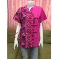 ราคา เสื้อไซส์ใหญ่ อก44 เสื้อสาวอวบ เสื้อผ้าฝ้าย เสื้อผ้าพื้นเมือง เสื้อผู้หญิง เสื้อคอจีน ราคาถูก มีให้เลือกหลากหลาย ส่งไว (15994960816)