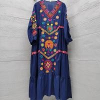 ราคา เดรสโบฮีเมียน ชุดเดรสยาว เดรสอินเดีย เเม๊กซี่เดรส เสื้อผ้าสไตล์โบฮีเมียน (15067082153)