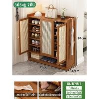 ราคา LT 120cm ประตูตาข่าย ระบายอากาศ ตู้เก็บรองเท้า 4 3 2 ประตู ชั้นวางรองเท้า ตู้รองเท้า ตู้ใส่รองเท้า ตู้วางรองเท้า Shoe Organisers (20446595942)