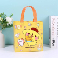 ราคา ถุงหิ้ว ถุงช้อปปิ้ง ลายการ์ตูน คละสีส่ง กระเป๋า ถือผ้าสปันบอนด์ shopping bag (20937220181)