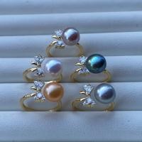 ราคา แหวนไข่มุกแท้ ตัวเรือนชุปทองไมครอน มุกแท้ พร้อมใบรับประกันมุกแท้ (13234896720)