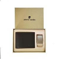 ราคา Pierre Cardin ปีร์แอร์ การ์แดง ชุดของขวัญ กระเป๋าธนบัตร เข็มขัดหัวออโต้ Pierre Cardin Giftset wallet belt รุ่น G23 WB B พร้อมส่ง ราคาพิเศษ (21073989911)