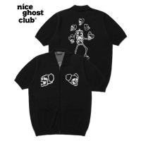 ราคา ALAND JUGGLING SKELETONS HALF KNIT ZIP UP POLO NG2DSUK681A (17934119053)