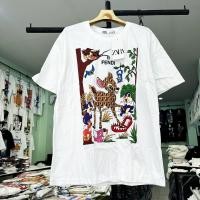 ราคา เสื้อยืดโอเวอร์ไซส์ งานป้ายZara ผ้าคอตตอน อก46นิ้ว (17388397521)