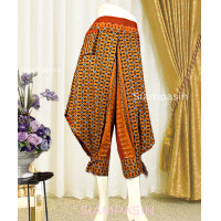 ราคา Siamoutfit โจงกระเบนประยุกต์ กางเกง 5 ส่วน ใส่เอว 28 42 นิ้ว กางเกงลายไทย กางเกงผ้าฝ้าย กางเกง กางเกงม้ง กางเกงชาวเขา โจงกระเบน pants jong (12533890667)
