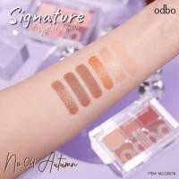 ราคา ส่งฟรี พาเลทท์ ODBO Signature Eyeshadow Palette พาเลท อายแชโดว์ ทาตา แต่งตา ชิมเมอร์ กลิตเตอร์ ตาวิ้ง เกาหลี (21099476269)