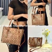 ราคา Coach Molly งานสะพาย ได้crossbody งานหนังนิ่มวัสดุดี มีช่องใช้งานสามช่อง จุของได้เยอะ ซ้ายขวา มีช่องซิปกลาง งานเป๊ะปั๊มทุกจุด พร้อมสายสะพายยาวปรับระดับได้ อุปกรณ์ ถุงผ้า ขนาด ส9 ก12 ฐ11 (20970572774)