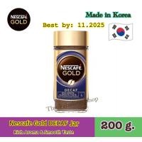 ราคา Exp 11 2025 Nescafe Gold DECAF Rich Smooth 200g กาแฟสำเร็จรูปที่สกัดกาแฟอีนออกชนิดฟรีซดรายจำนวน 1 ขวด (19042405736)