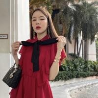 ราคา FLAT2112 FF0031 LADY DIANA DRESS เดรสยาว เดรสชั้น สวยหรู ใส่เที่ยว ออกงาน มีโบว์ ผูกไทด์ แบรนด์แท้ พร้อมส่ง (19453739434)