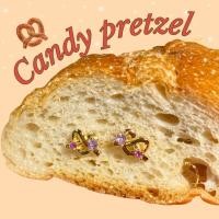 ราคา Candy pretzel earrings (20981511636)