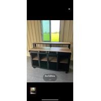 ราคา เคาร์เตอร์บาร์ เคาน์เตอร์ขายกาแฟ ตู้เก็บของขนาดยาว150x50x90ระดับบาร์20Cm ตู้ครัว ชั้ันวางของ ตู้ตกแต่ง ตู้ไม้ ขนาด150X50X90CMไม้ยางพารากันน้ำได้ ตู้ (20397210369)