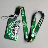 ราคา Cardholder บัตรพนักงานกาแฟแบบพกพาสำหรับผู้หญิงการ์ดโพลีเอสเตอร์สตาร์บัคการ์ดที่ต้องพร้อมสายคล้องบัตรการ์ตูนซองใส่บัตรบัตรที่คลุมเก็ (20054644653)