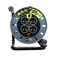 ราคา Global House LUCECO โรลสายไฟ 4หัว 20เมตร ขนาด 1 0mm รุ่น OMTH20104SL GH สีเขียว รับประกันของเเท้ (17433394140)