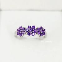 ราคา แหวนพลอยอเมทิส แหวนเงินแท้ 92 5 พลอยแท้100 จากจันทบุรี (20135911584)