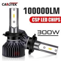 ราคา H7 Led Canbus H4 H1 H11 HB4 HB3 9005 9006 Lamp Car Headlight Bulbs 100000LM 300W Auto Turbo LED Fog light 12V 6000K 4300K 8000K Bulbs LEDs HIDs (20390260689)