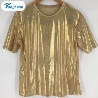 ราคา เสื้อยืดลำลองผู้หญิง tonylen สีสะท้อนแสงพิมพ์เสื้อฮิปฮอปแขนสั้น (1114892167)