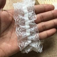 ราคา แถบขอบดอกไม้ลูกไม้แถบยางยืดอุปกรณ์เสริม DIY ทำด้วยมือแถบตกแต่งเสื้อผ้าสองชั้นแขนเสื้อผ้า4 2ซม (9823666779)