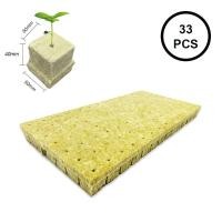 ราคา rockwool cubes ร็อควูล ก้อนเพาะปลูกต้นกล้า เพาะเมล็ด เพาะชำ ไฮโดรโปนิค100 60 33pcs วัสดุใยหินปลูกต้นไม้ ระบบไร้ดิน (18092983048)