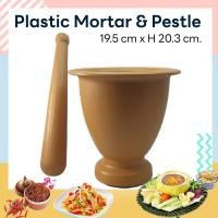 ราคา Plastic Mortar Pestle Food Grade Lightweigth Mortar multi purpose mortar plastic mortar (20538443840)