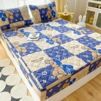 ราคา ชุดผ้าปูที่นอนกันน้ำ 100 ผ้าปูที่นอนบุนวมหนา กันน้แผ่น แผ่นถ่ายน้ำมัน แผ่นซักระบายอากาศได้ 3 5 ฟุต 5 ฟุต 6 ฟุต (20357389459)