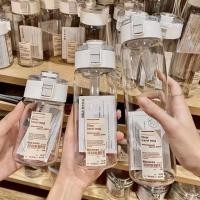 ราคา กระบอกน้ำMUJI กระบอกน้ำGood luck ขวดน้ำพลาสติกพกพา พกไปออกกำลังกาย ดื่มระหว่างวัน พกพาเดินทาง ใส่เครื่องดื่ม (20352698686)