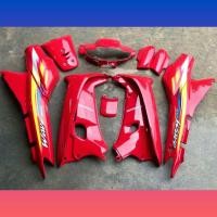 ราคา ชุดสีเวฟ100 Wave100 ตัวเก่า สีแดง เฟรมงานABS (963892441)