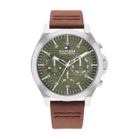 ราคา Tommy Hilfiger Lance รุ่น TH1710522 นาฬิกาข้อมือผู้ชาย สายหนัง สีน้ำตาล (19269031240)