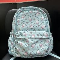 ราคา กระเป๋าเป้สะพายหลังนักเรียน Kuromi น่ารัก Sanrio Hello Kitty เมโลดี้ถุงความจุสูงโรงเรียนอนุบาลกระเป๋าของขวัญ (20397059681)