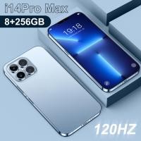 ราคา Hp Ready 2022 I14 Promax 7 0นิ้ว HD โทรศัพท์มือถือ4G 5G เครือข่าย Ram 8G ROM 256G I14 Pro Max แบตเตอรี่จดจำใบหน้า6800Mah Android 12 0 AI ขับเคลื่อน48mp 100mp Qualcomm 8 Gen1 (16386727353)