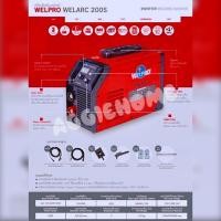 ราคา WELPRO เครื่องเชื่อม รุ่น WELARC 200S 200แอมป์ 220V ระบบ MMA SYNERGIC INVERTER เชื่อมเหล็ก สแตนเลส อลูมิเนียม ตู้เชื่อม ตู้เชื่อมไฟฟ้า เครื่องมือช่าง (20577294472)