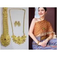 ราคา เครื่องประดับแม่การะเกด เครื่องประดับออเจ้า เครื่องประดับโบราณ เครื่องประดับบุพเพ จัดเซตมีให้เลือกทั้งแบบครบชุด ครบเซต หรือเฉพาะ สร้อยทับทรวง ต่างหูแบบเจาะ (21010406143)