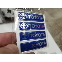 ราคา สติ๊กเกอร์เทเรซิ่นนูนอย่างดี คำว่า TOYOTA เส้นเล็ก 1 ชุด มี 4 ชิ้น ติดรถ แต่งรถ โตโยต้า sticker ติดกันสาด ติดที่เปิดประตูรถ ติดที่เปิดประตู (7808098213)