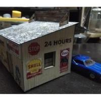 ราคา โมเดลกระดาษอู่ซ่อมรถในเกมส์ตึกGTA Diorama สวยๆ (11185090988)