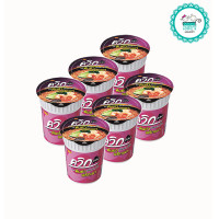 ราคา ไวไวบะหมี่กึ่งสำเร็จรูปควิก รสต้มยำพริกเผา แพ็ค 6 ถ้วย (1689616779)