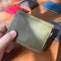 ราคา พร้อมส่ง กระเป๋าหนังวัว กระเป๋าใบสั้น ใส่บัตร ใบเล็กกระทัดลัด Card Holder Top Grain Leather S4 41 (21189505969)