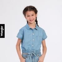 ราคา WRANGLER KIDS เสื้อเชิ้ตแขนสั้นเด็กผู้หญิง คอลเลคชั่น LIGHT DENIM SUMMER ทรง SEASONAL รุ่น WK S123GSHSN04 แรงเลอร์ เสื้อเชิ้ตแขนสั้น เสื้อผ้า เสื้อผ้าเด็กผู้หญิง (17963722447)